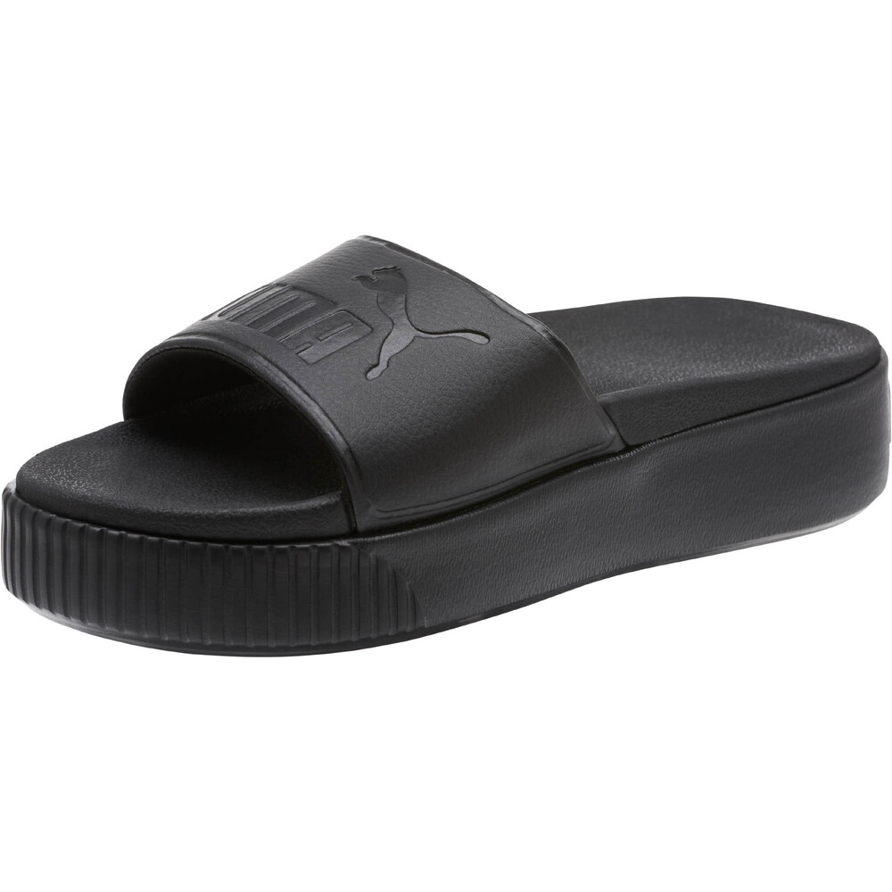 puma platform slides women's