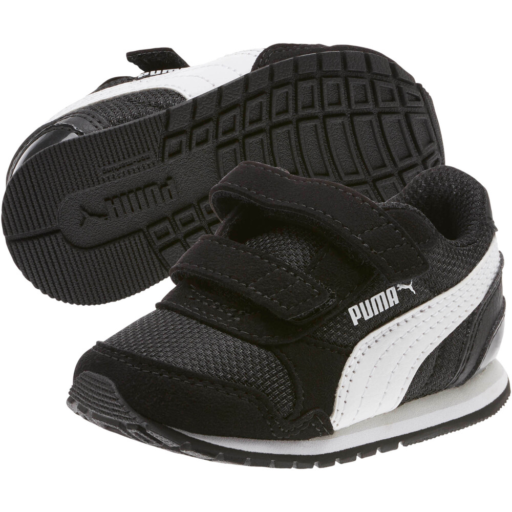 

PUMA - Детские кроссовки ST Runner v2 Mesh V INF – Puma Black-Puma White –, Черный