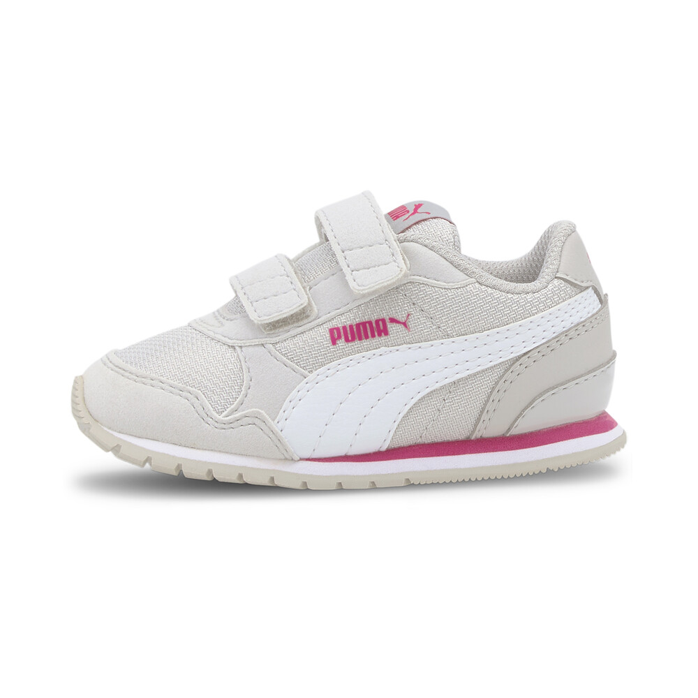 St Runner V2 Mesh Bantli Bebek Ayakkabi Gri Puma Puma Turkiye Resmi Alisveris Sitesi