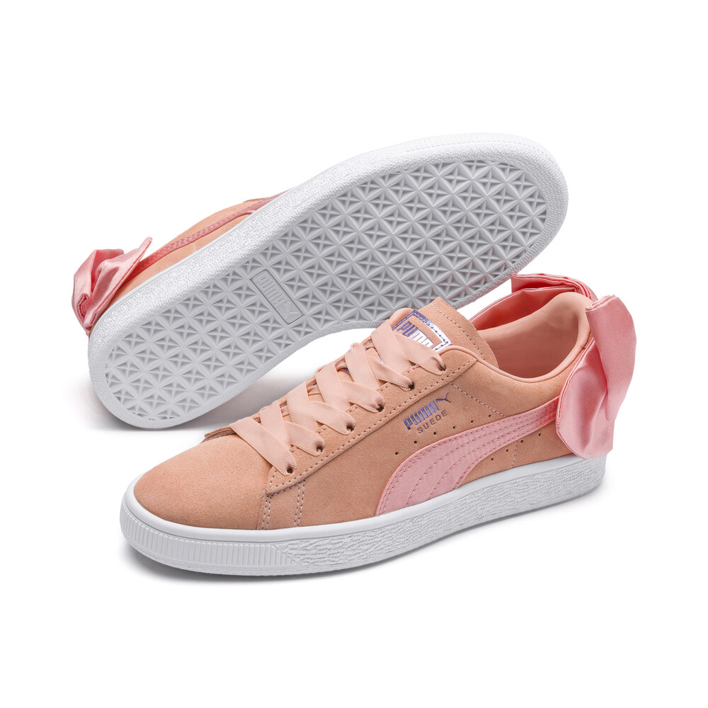 womens puma trainers with bow