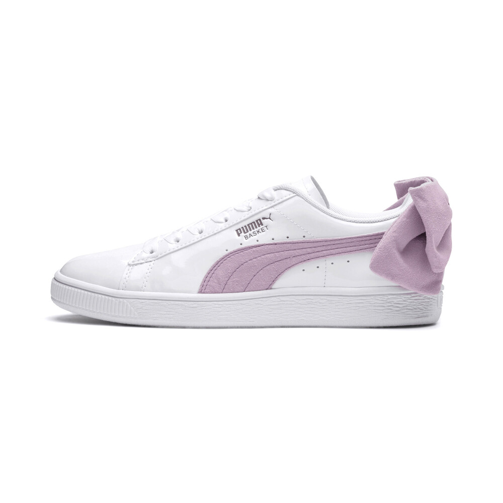 puma basket with bow