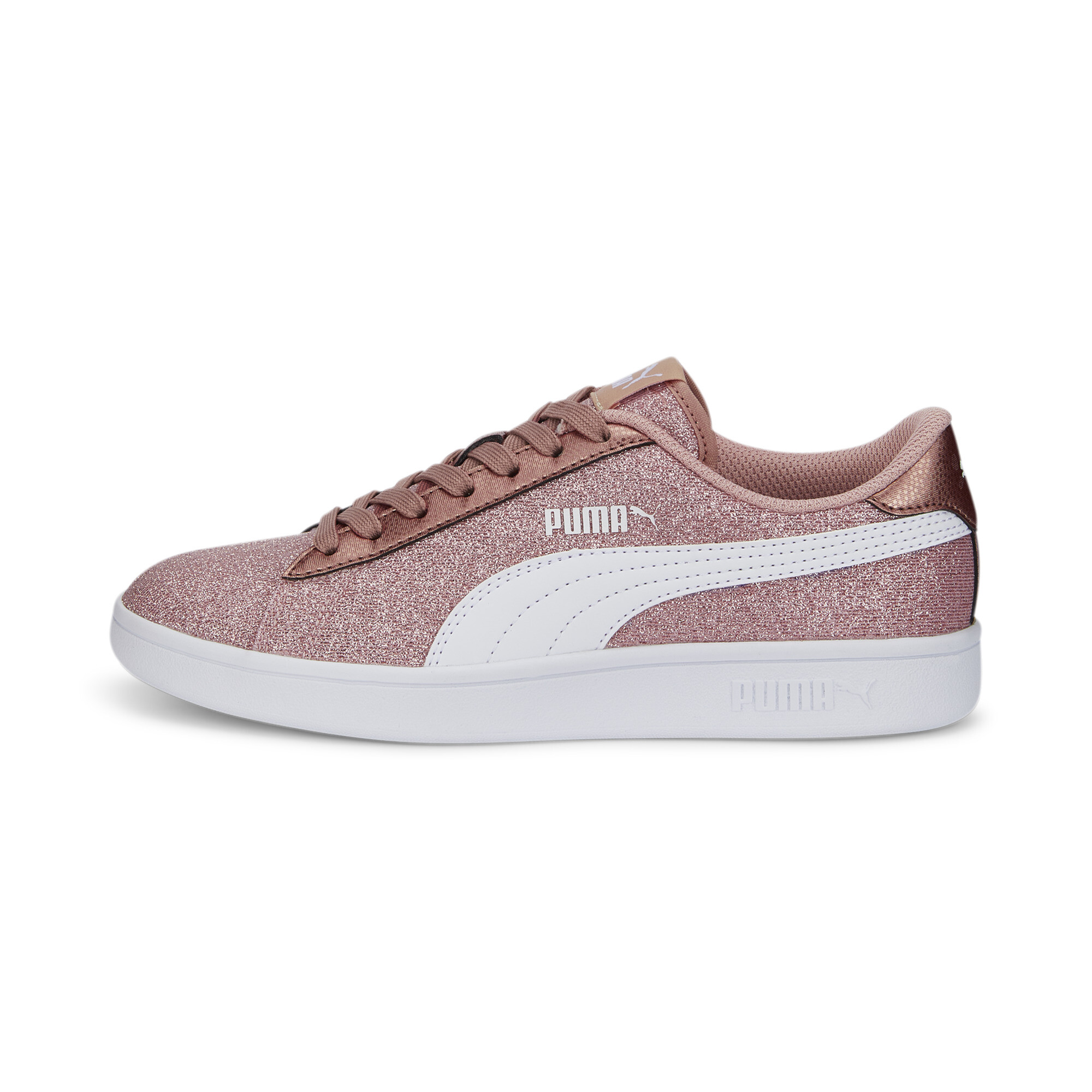 PUMA Baskets Smash v2 Glitz Glam enfant et adolescent Chaussures Métallique - vue 1