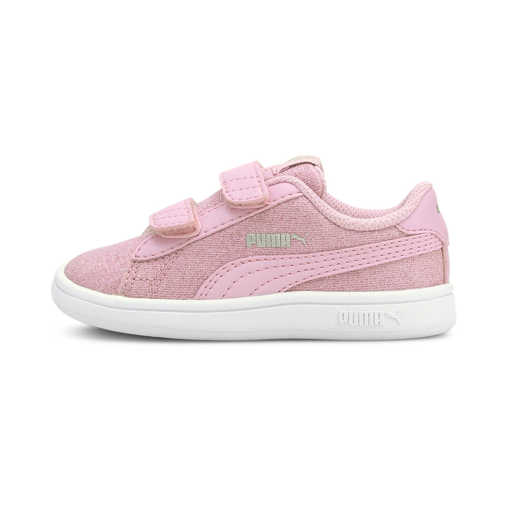 Smash v2 Glitz Glam Baby Sneakers | Pink - PUMA