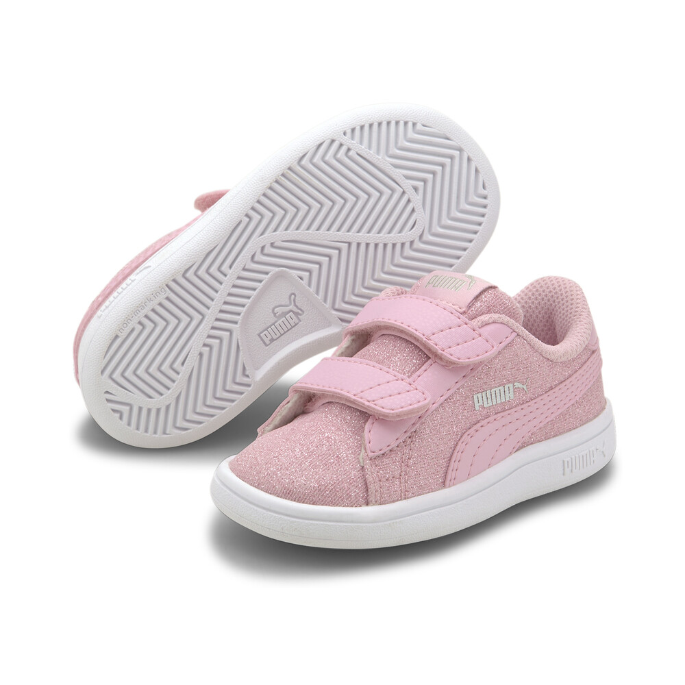 Smash V2 Glitz Glam Bantli Bebek Ayakkabi Pembe Puma Puma Turkiye Resmi Alisveris Sitesi