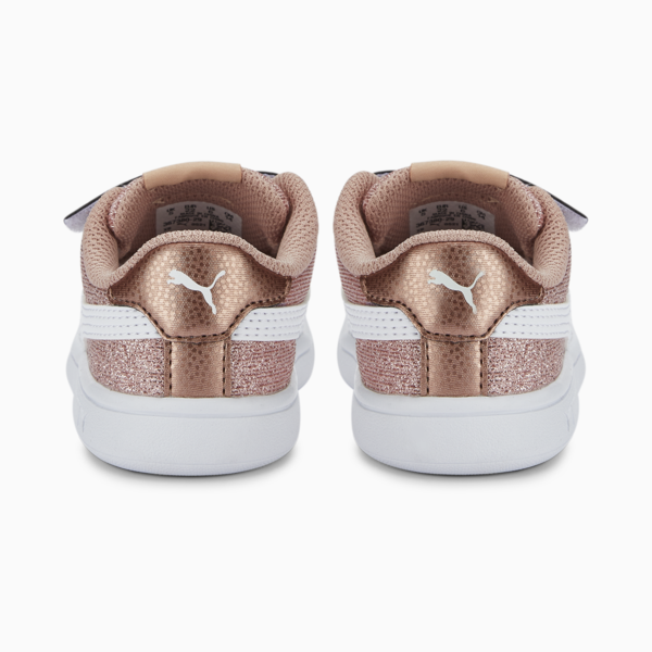 PUMA Smash v2 Glitz Glam Sneakers Babies, Rose Gold-Puma White, large-ZAF