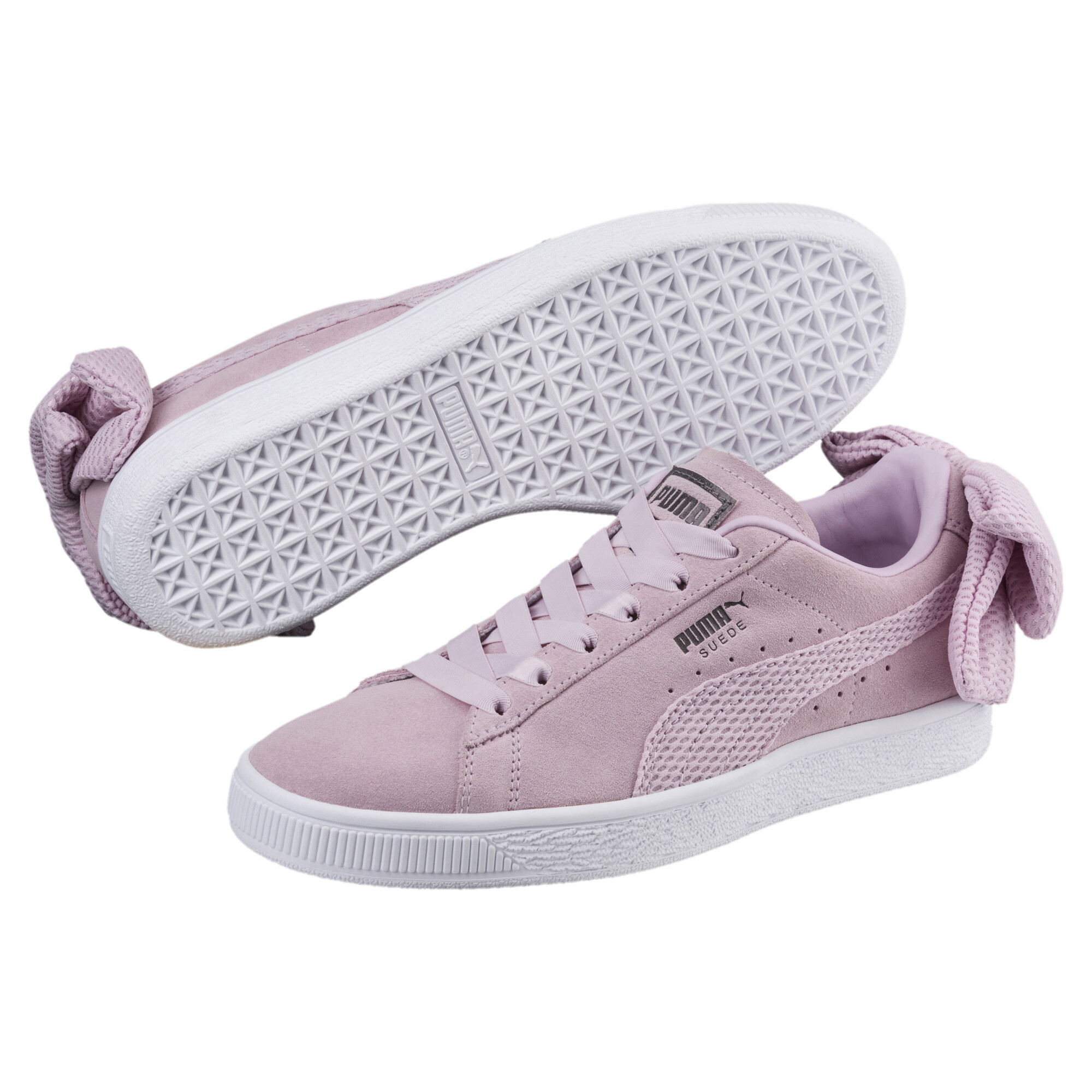 PUMA Suede Bow Uprising Women’s Sneakers Women Shoe Sport Classics | eBay