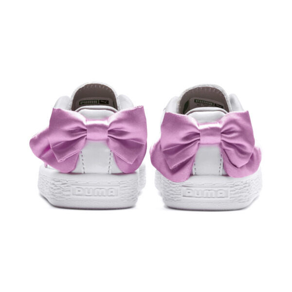 puma patent bow trainers