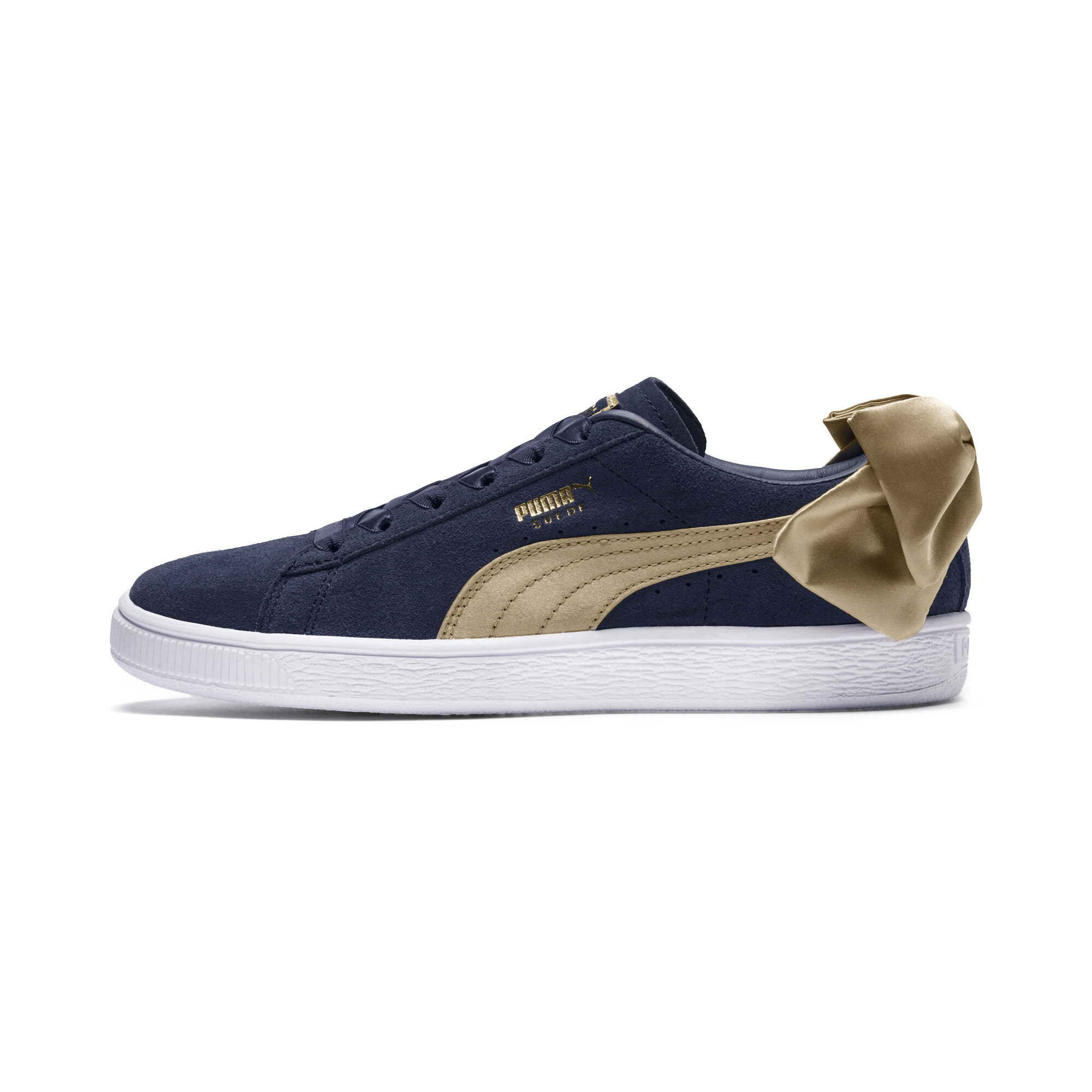 PUMA Suede Bow Varsity Damen Sneaker Frauen Schuhe Sport ...