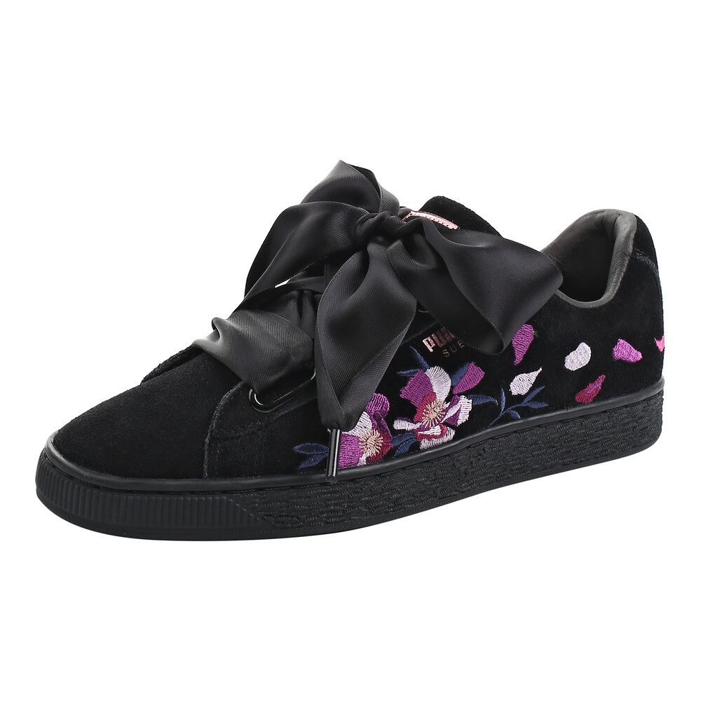 puma basket heart flowery