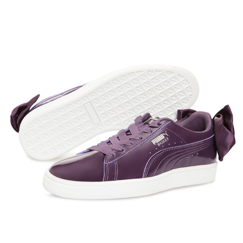 

PUMA - female - Кеды Basket Bow Glam JR – Shadow Purple-Puma Silver –, Фиолетовый