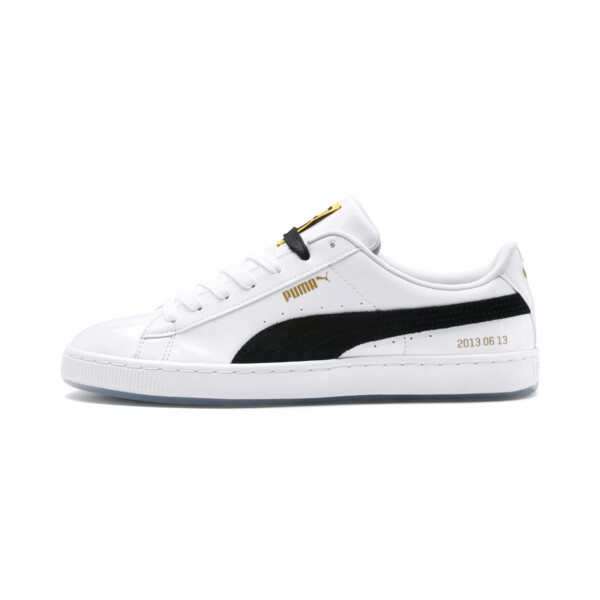 Sneakers PUMA x BTS Basket Patent | Puma White-Puma Black | PUMA PUMA X BTS  | PUMA Italia