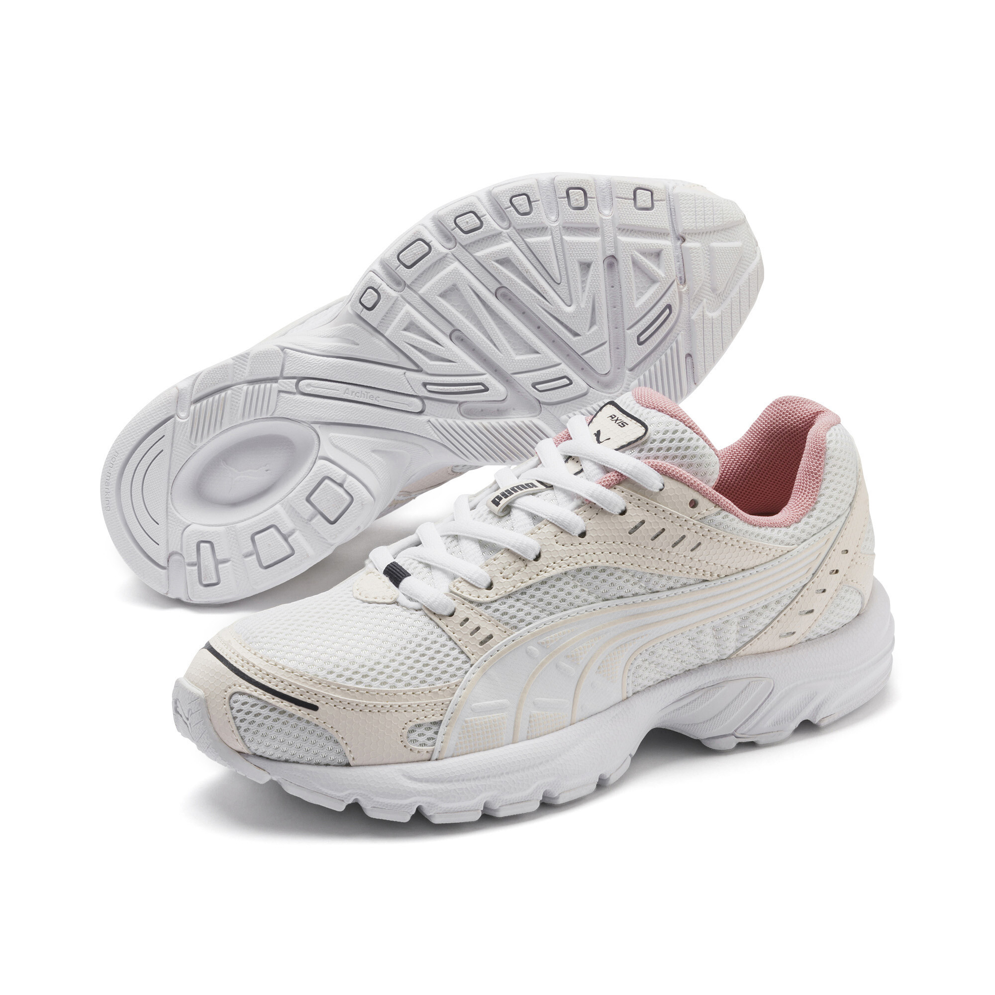 Puma Axis Trainers, White, Size 47, Shoes