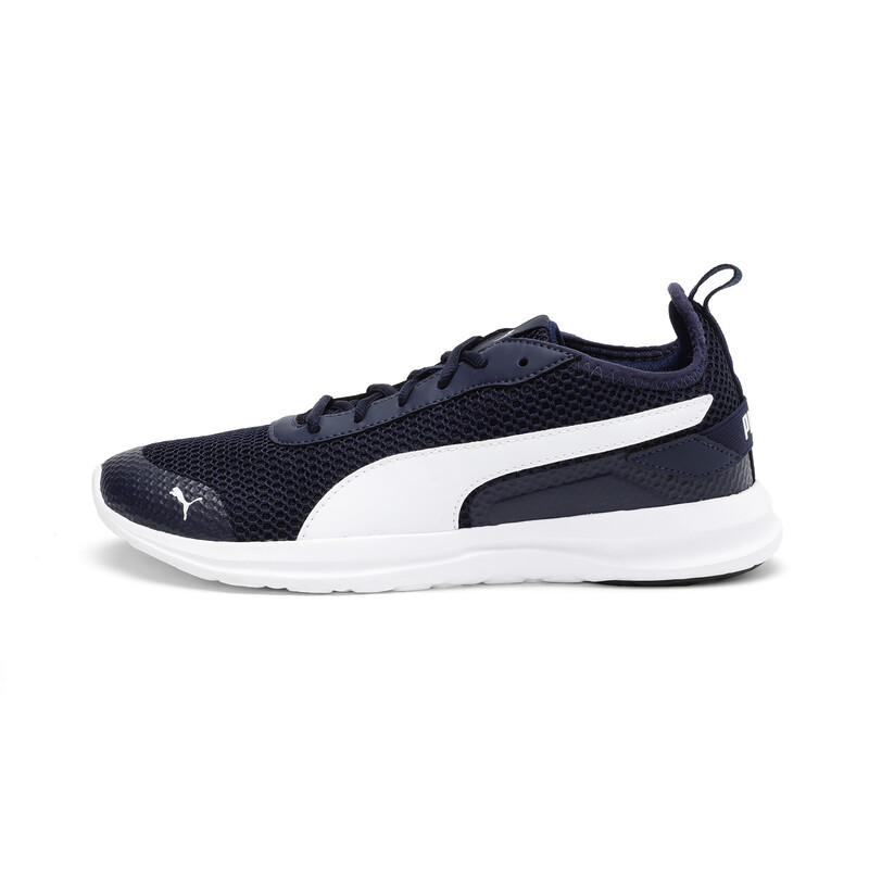 

Men's PUMA Flex T2 Running Shoes, White/purple