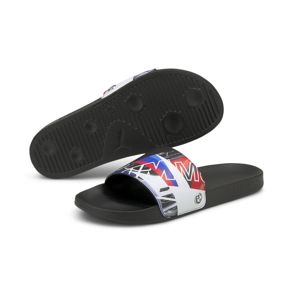 

PUMA - Шлепанцы BMW M Motorsport Graphic Leadcat Sandals – Puma Black-Puma White-High Risk Red –, Черный