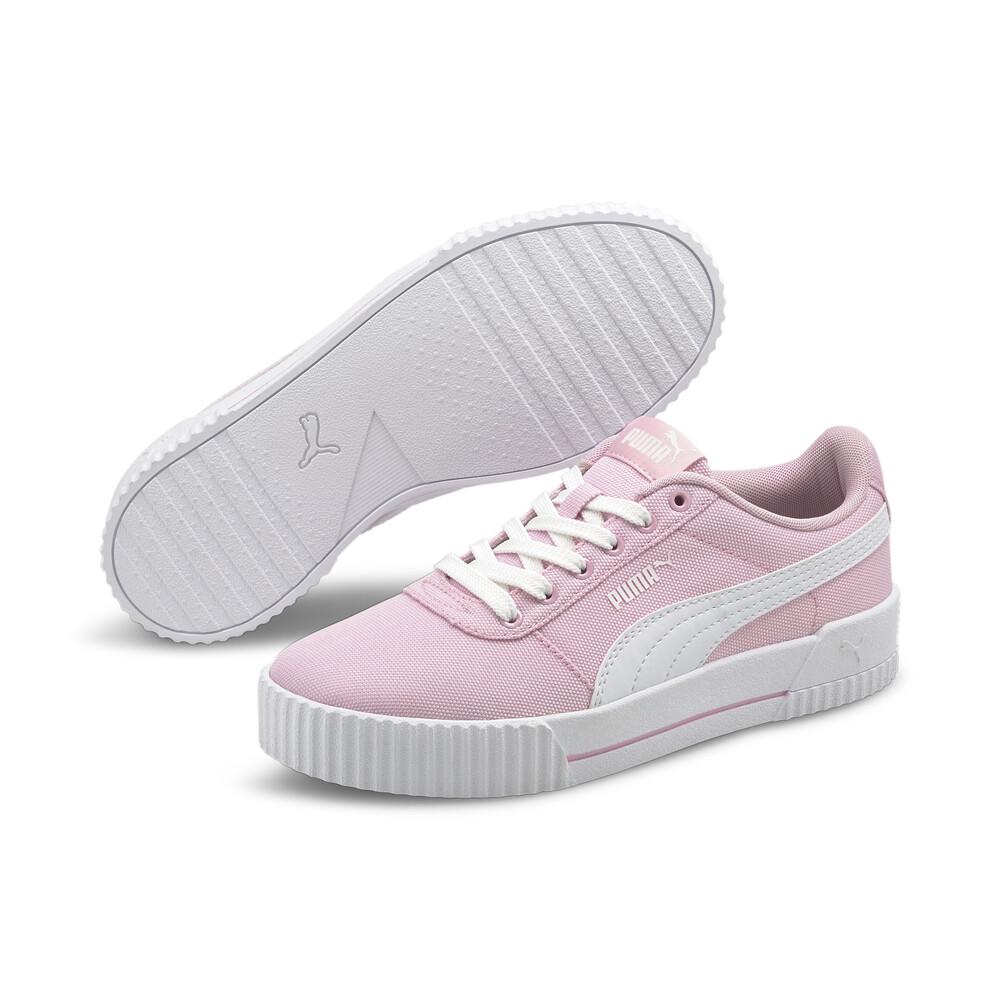 puma carina canvas trainers ladies