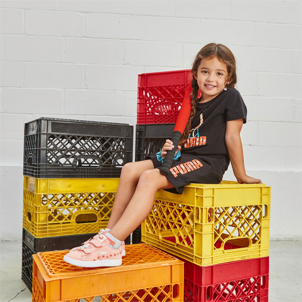 фото Детские кеды smash v2 summer animals kids' trainers puma