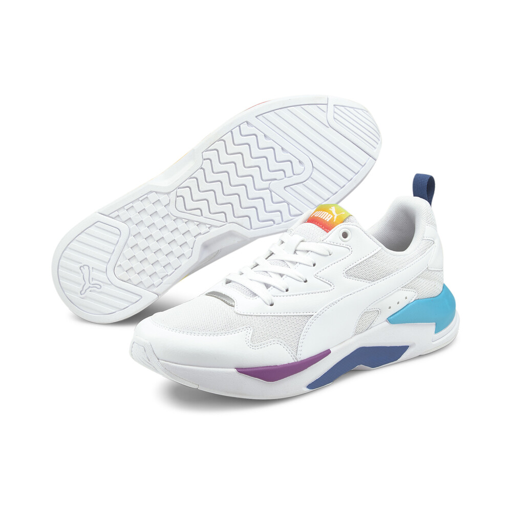 

PUMA - Кроссовки X-Ray Lite Rainbow Trainers – White-White-Celandine- Blue –, Белый