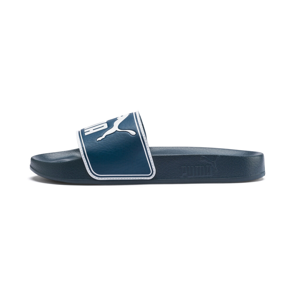 puma slides blue