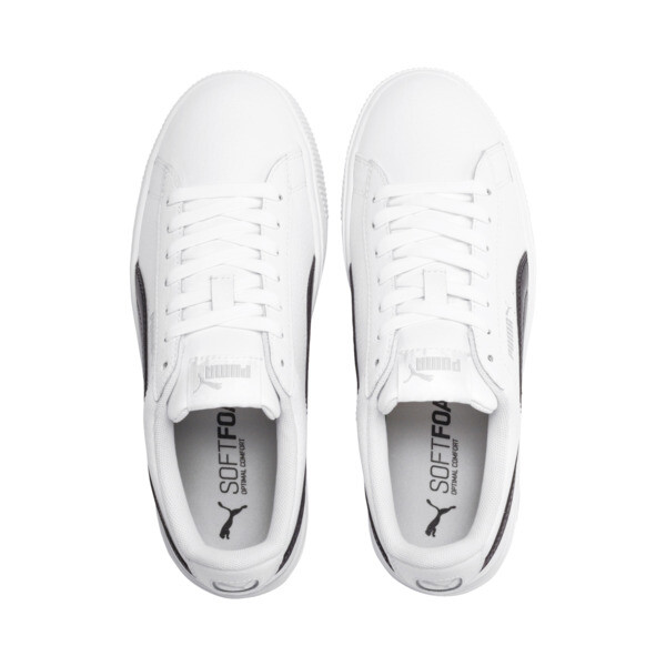 puma vikky platform white