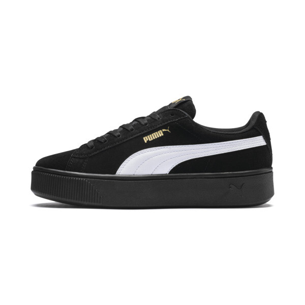 Puma Vikky Stacked Trainers Voor Dames Witzwart Maat 39 puma kopen in de aanbieding