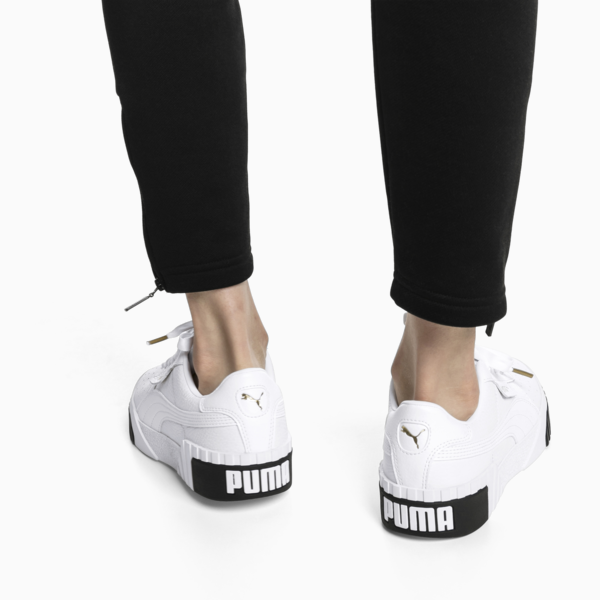 Zapatilla PUMA Cali para mujer, Puma White-Puma Black, large-ARG