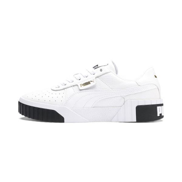 Shop Puma Cali Women's Sneakers In White- Black