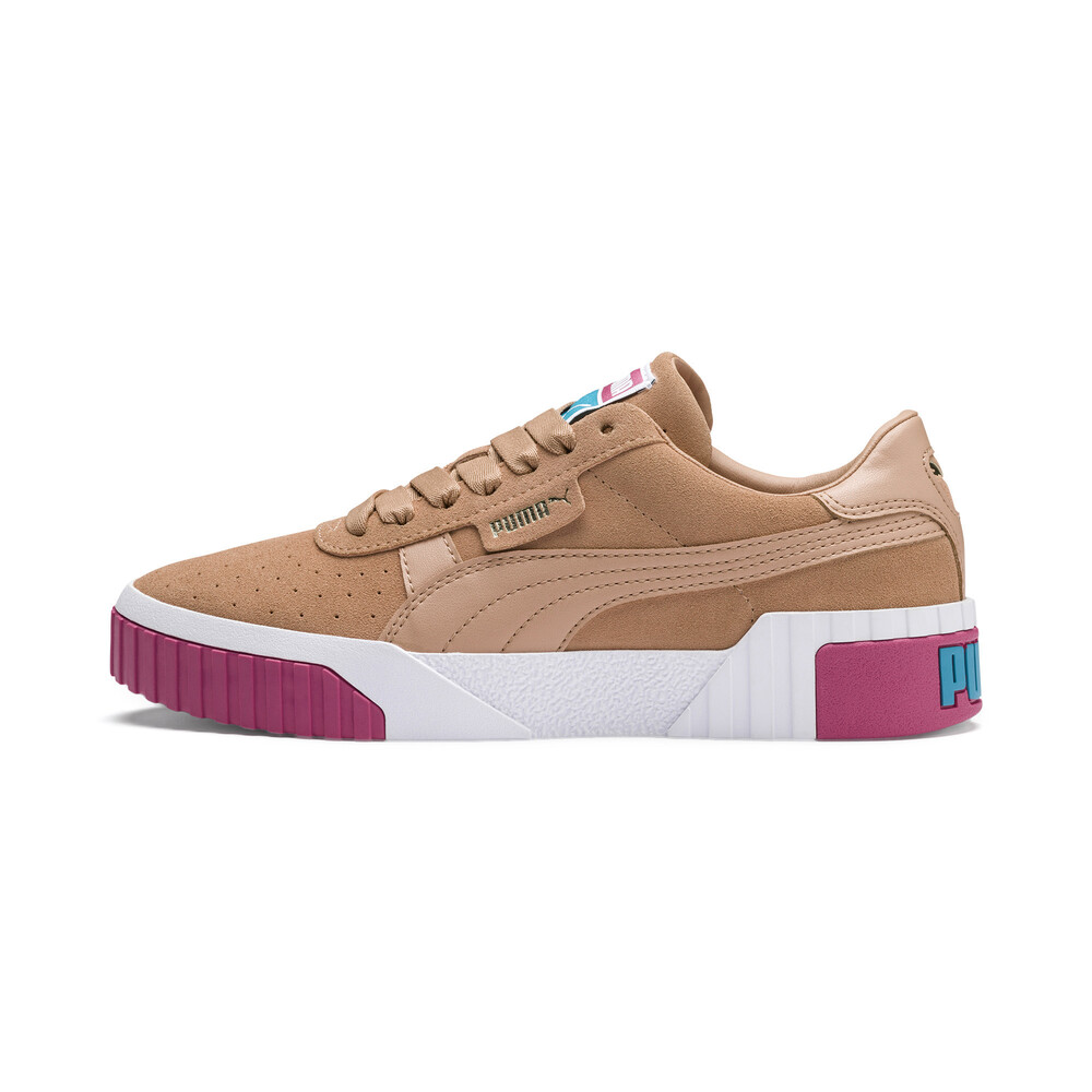 Cali Suede Women's Sneakers | Beige - PUMA