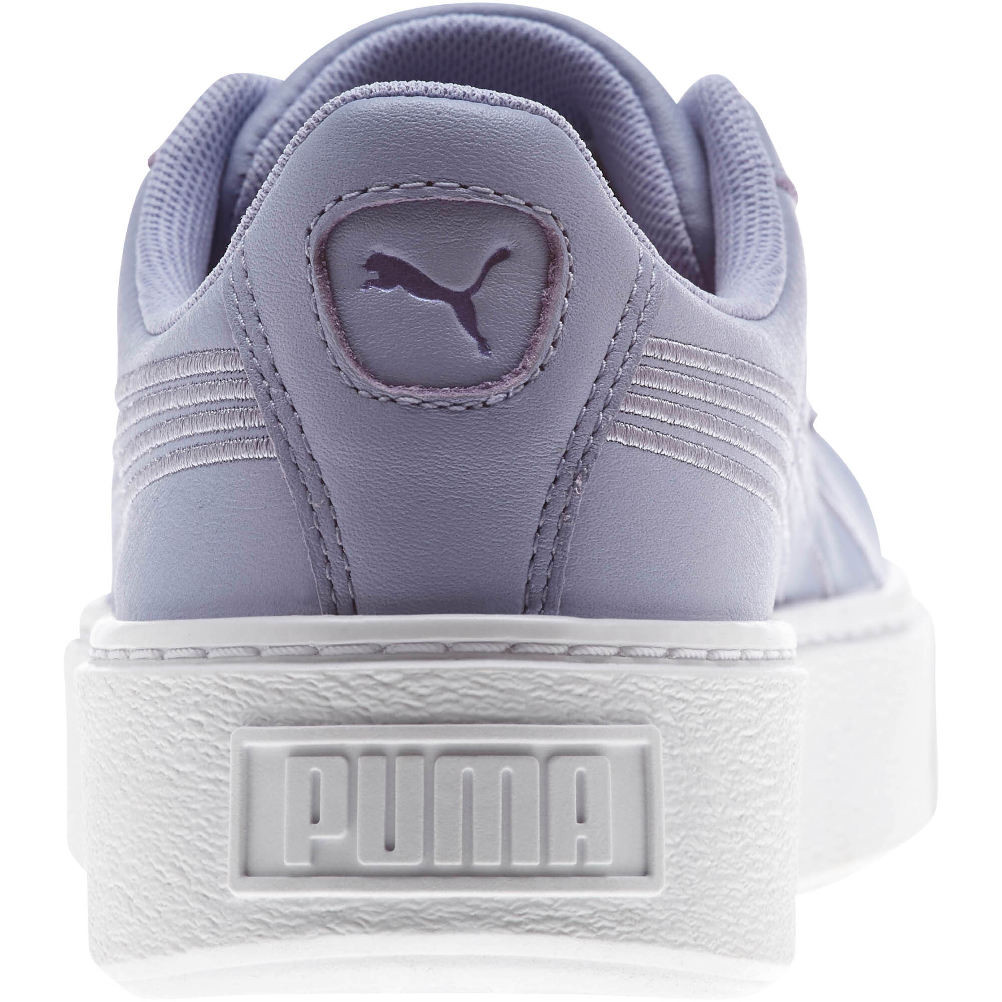 tan puma platform sneakers