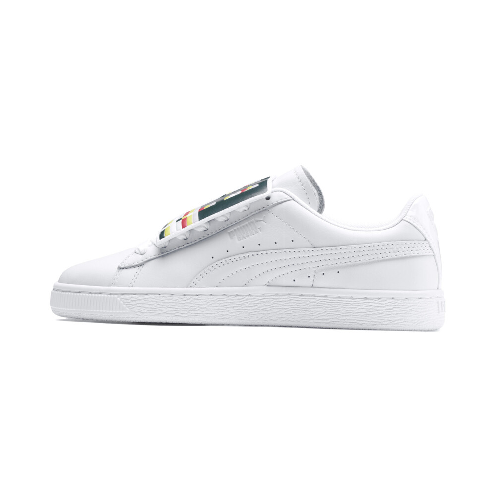 Basket Badge Women's Sneakers | White 