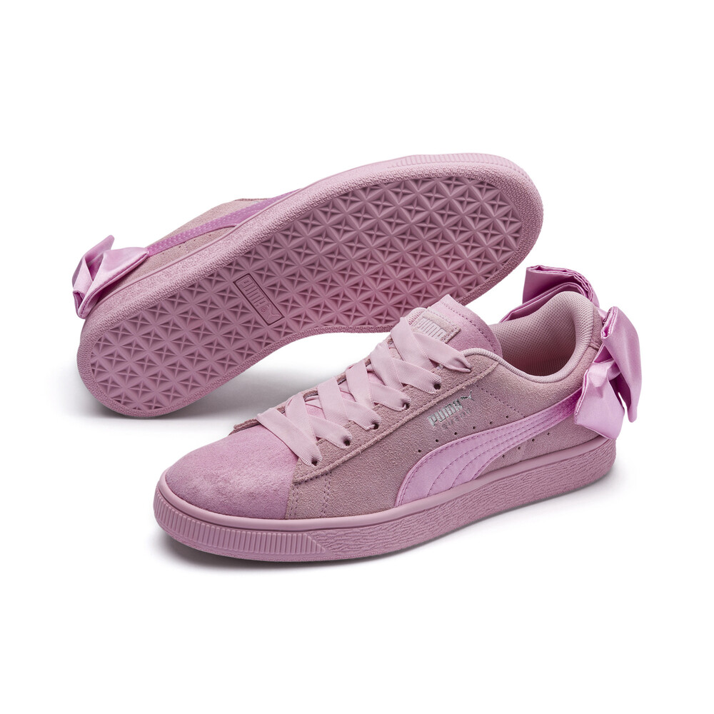 Suede Bow Galaxy Women's Sneakers | Pink - PUMA