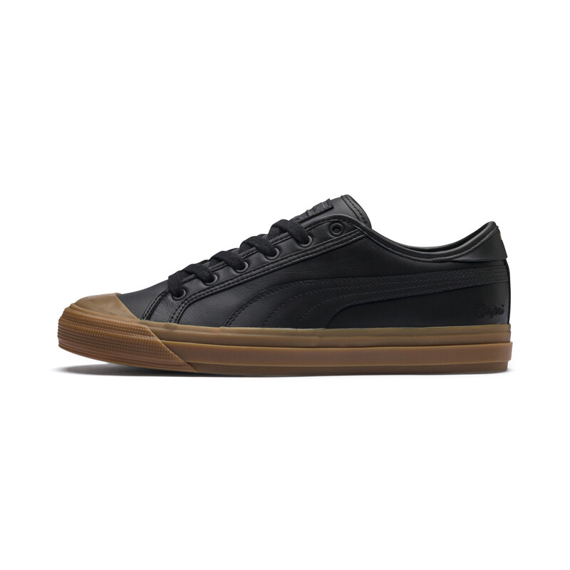PUMA Capri Leather Unisex Sneakers, Black