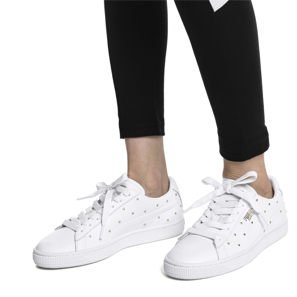 puma basket studs women's sneakers