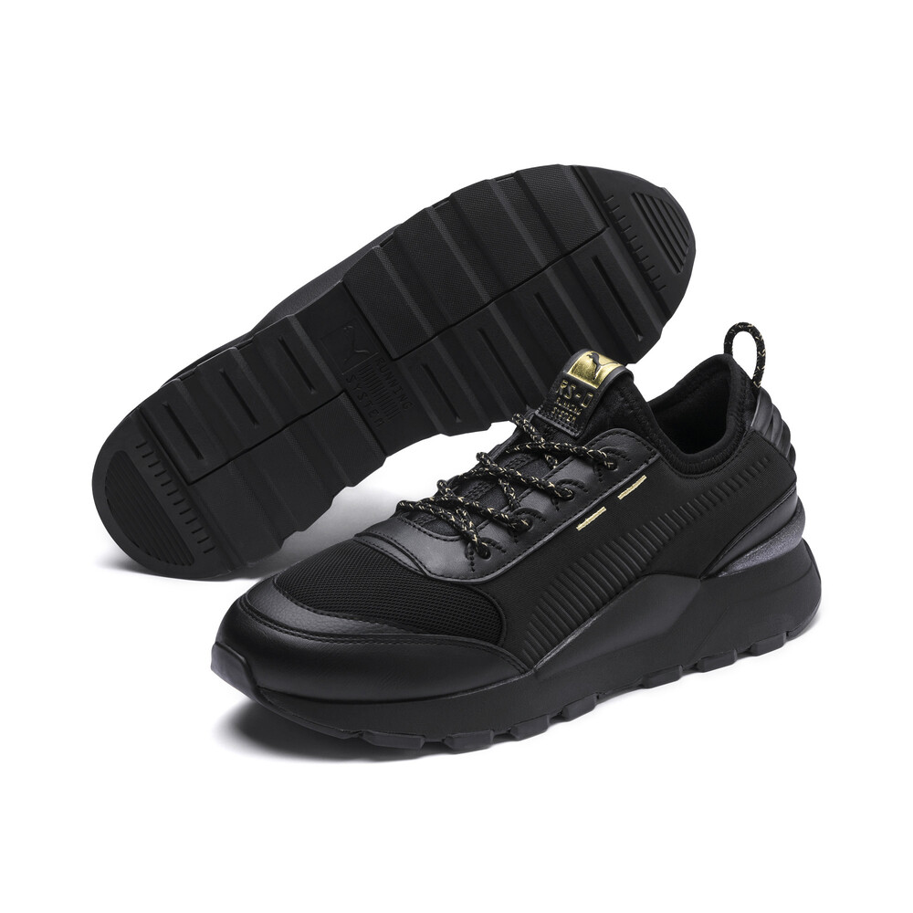 puma rs x trophy black gold