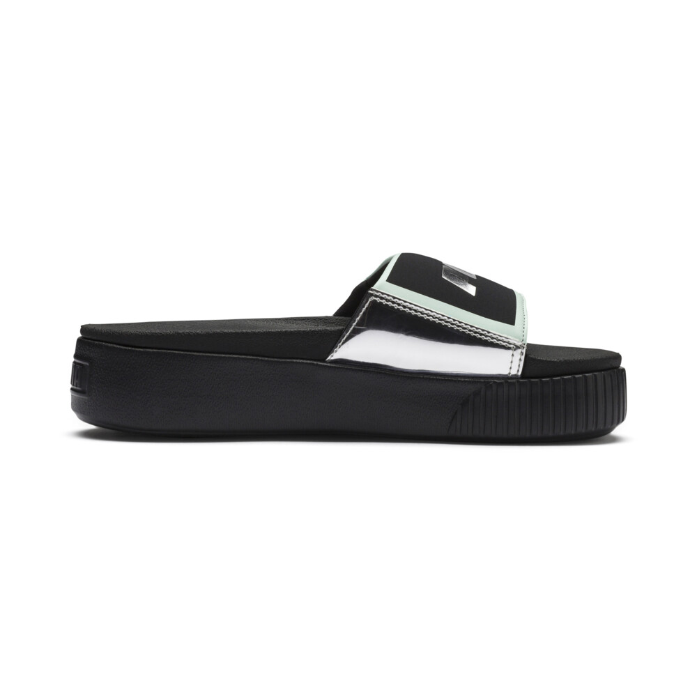 фото Шлепанцы platform slide tz metal wns puma