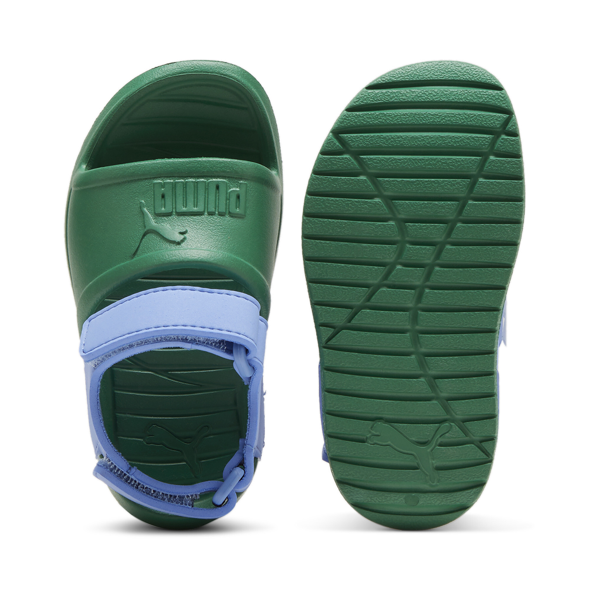 Puma Divecat V2 Injex Babies' Sandals, Green, Size 25, Shoes