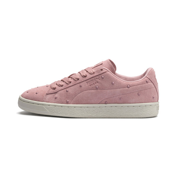 Suede Studs Trainers Voor Dames Rozewit Maat 40 Puma puma kopen in de aanbieding