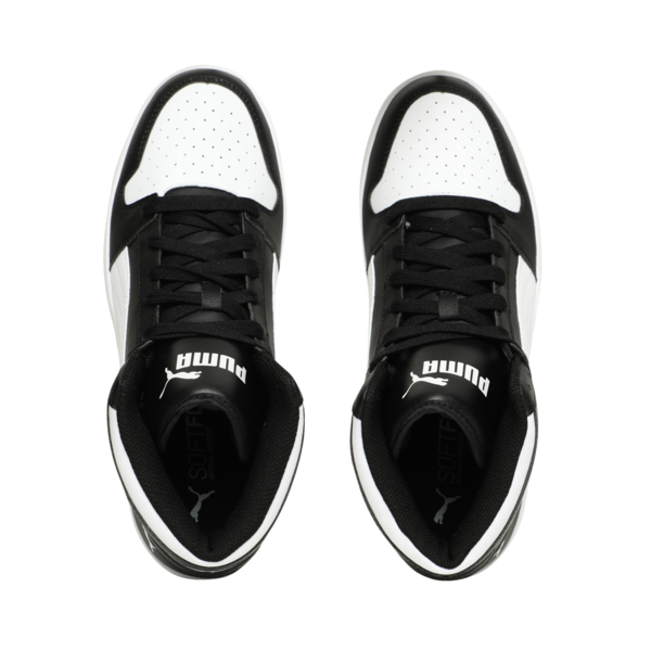 Rebound Lay Up Trainers, Puma Black-Puma White, large-ZAF