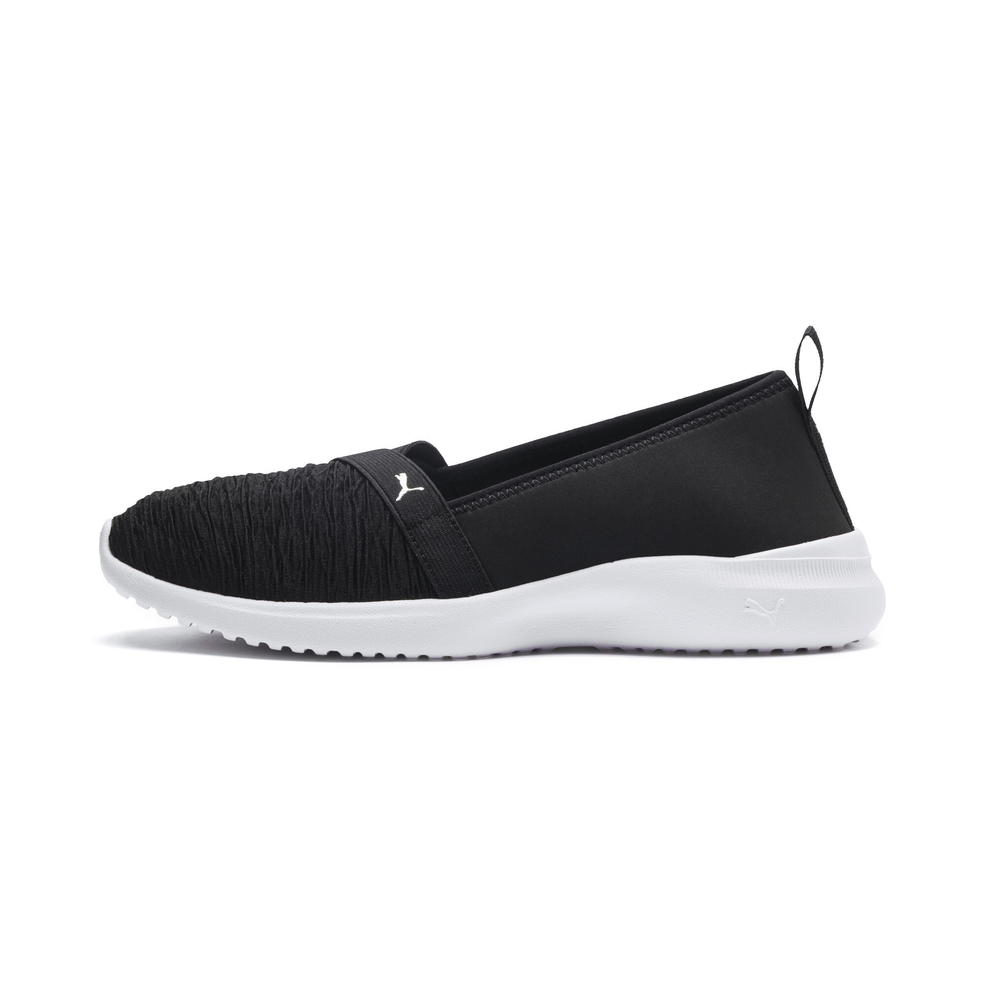 Women's Puma Adelina Slip-On's Trainers, Black, Size 39, Shoes