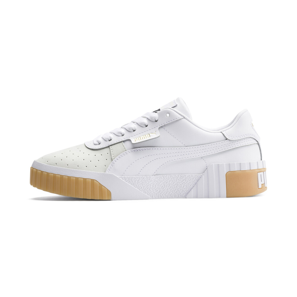 puma cali exotic sneakers in white