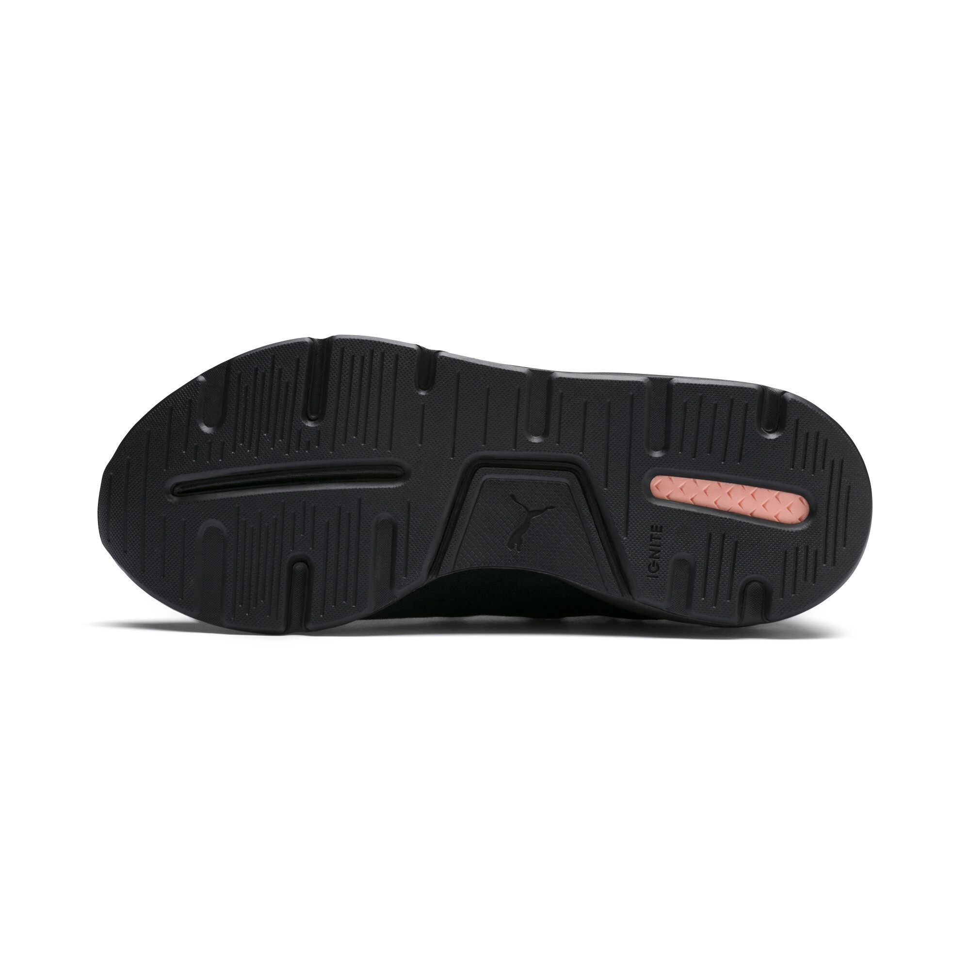 puma muse 2 satin strap black metallic