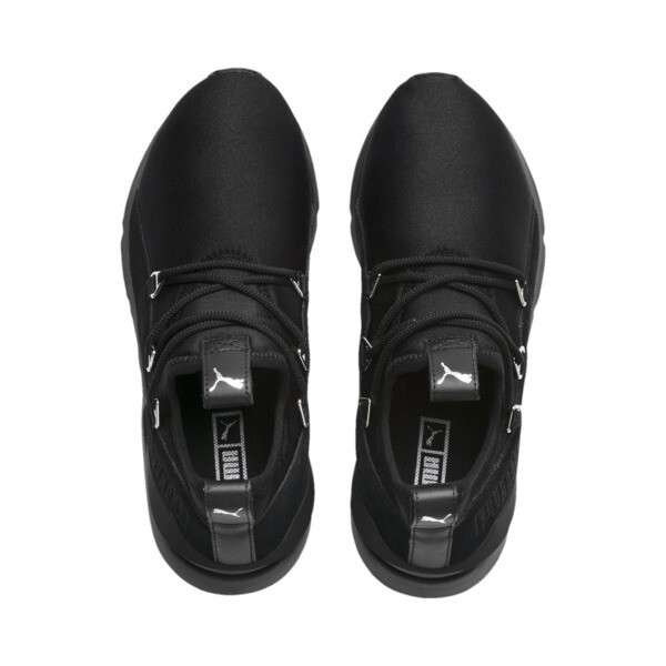 puma muse 2 satin strap black metallic