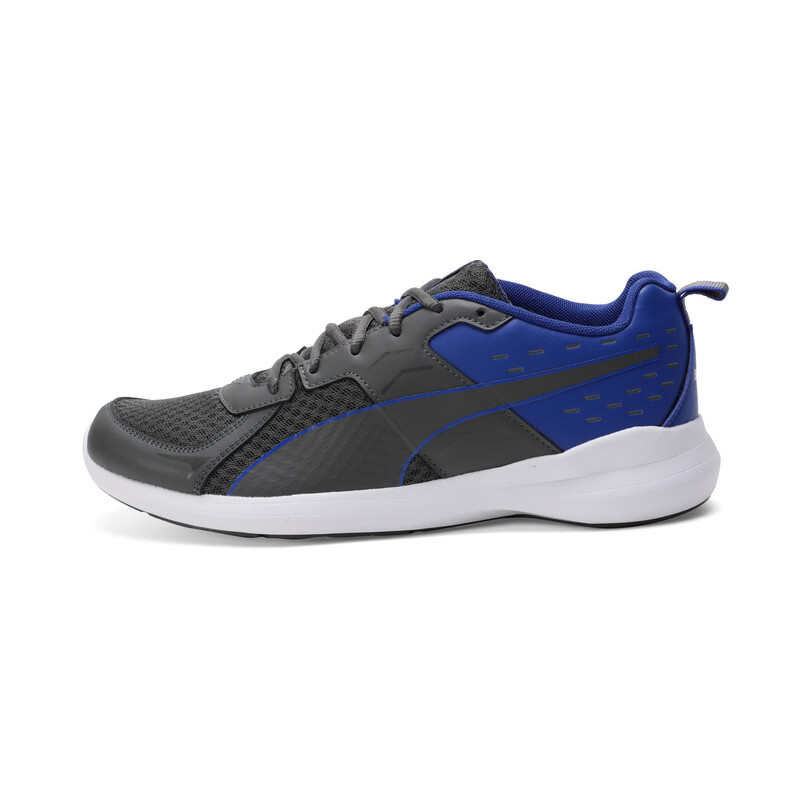 

Men's PUMA Pacer X Graphicster Shoes, White/black/blue