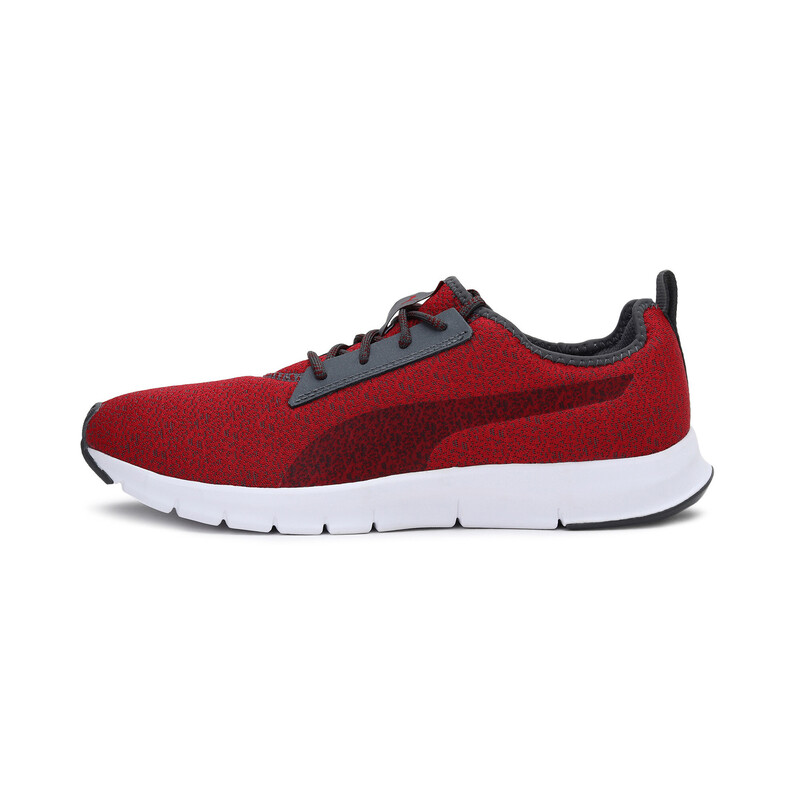 

Men's PUMA Flexracer Shoes, Black/red