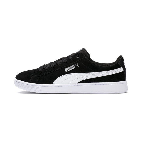Puma Vikky V2 Trainers Voor Dames Zilverzwartwit Maat 37 puma kopen in de aanbieding