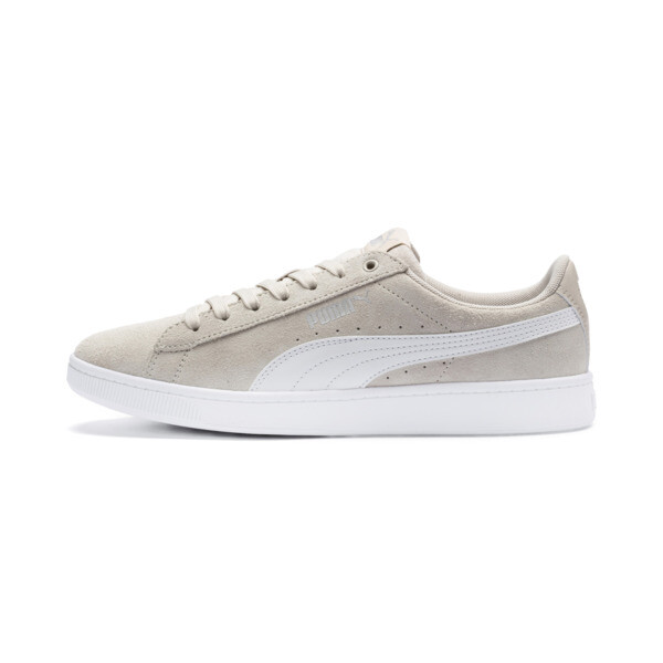 Puma Vikky V2 Trainers Voor Dames Grijswitzilver Maat 42 puma kopen in de aanbieding