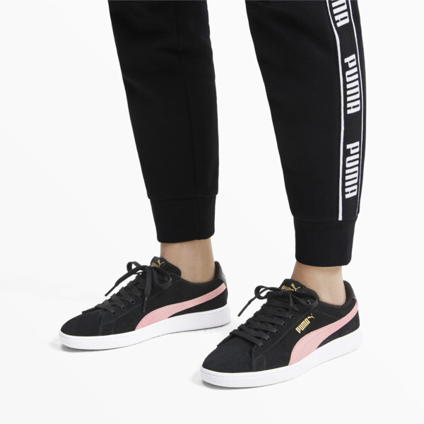 PUMA Vikky v2 Women's Sneakers, Puma Black-B Rose-Gold-White, large