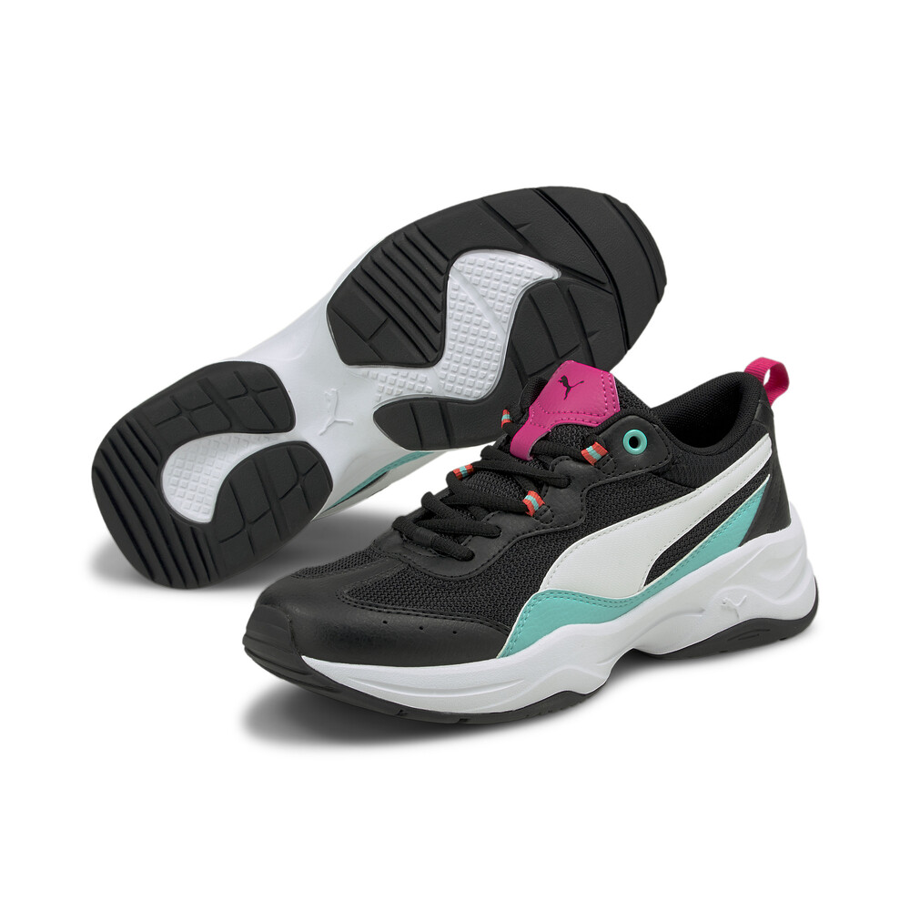 

PUMA - Кроссовки Cilia – Puma Black-Puma White-Elektro Aqua-Beetroot Purple –, Черный