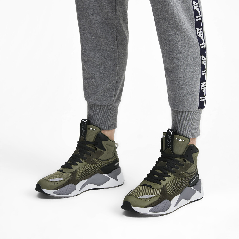 

PUMA - male - Кроссовки RS-X Midtop Utility – Burnt Olive-Forest Night –, Зеленый