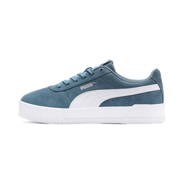 Carina Suede Sneakers Voor Dames Blauwwit Maat 40 Puma puma kopen in de aanbieding