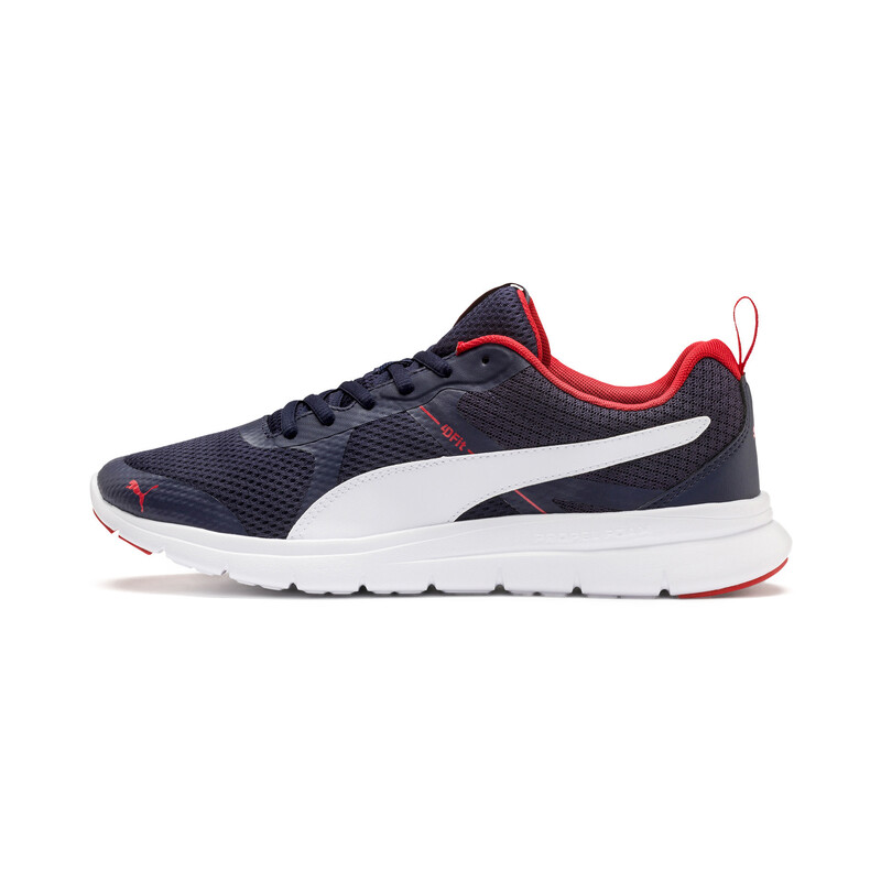 

PUMA Flex Essential Unisex Shoes, White/red/purple